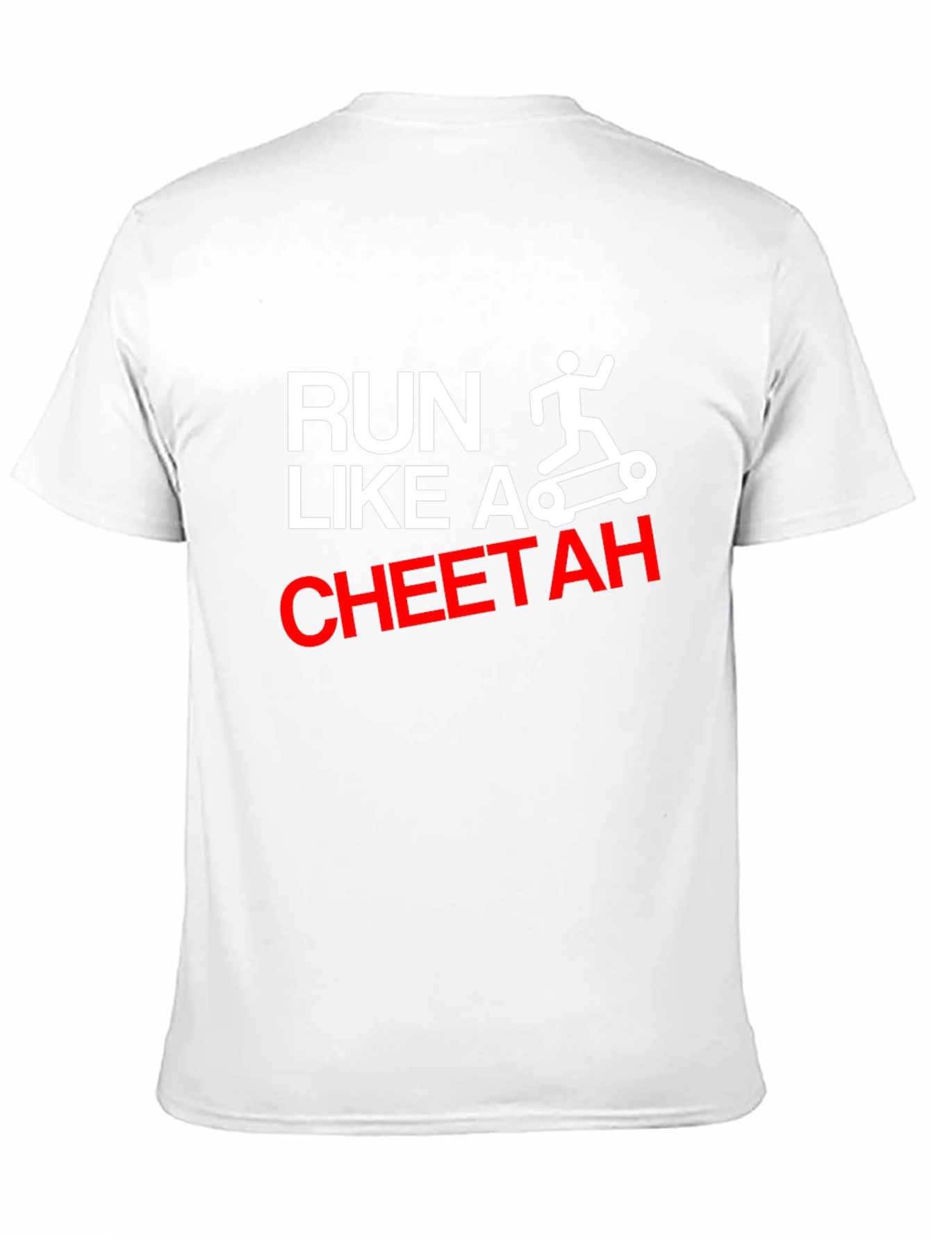 Run Like A Cheetah T-Shirt - Funny Skateboard Tee