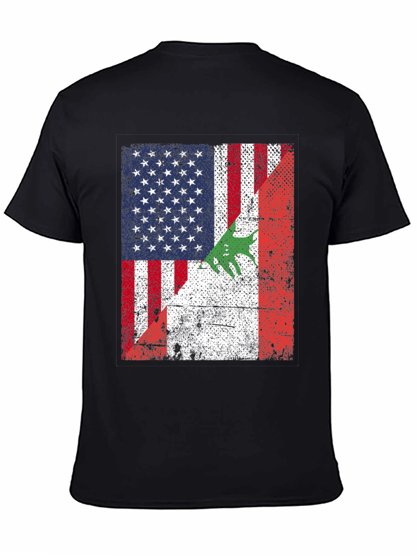 Lebanon USA Flag T-Shirt
