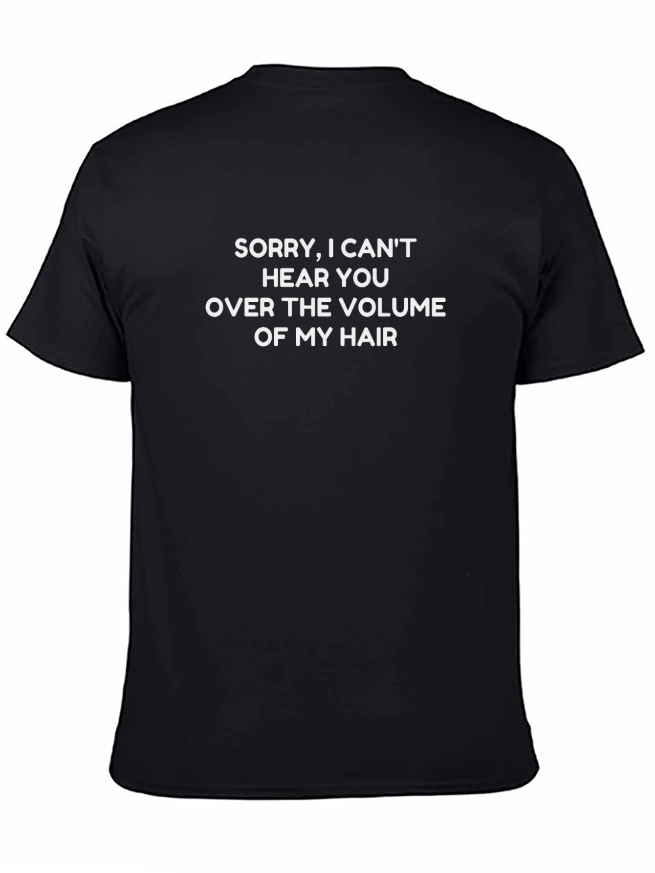 Funny Hair Volume Graphic T-Shirt