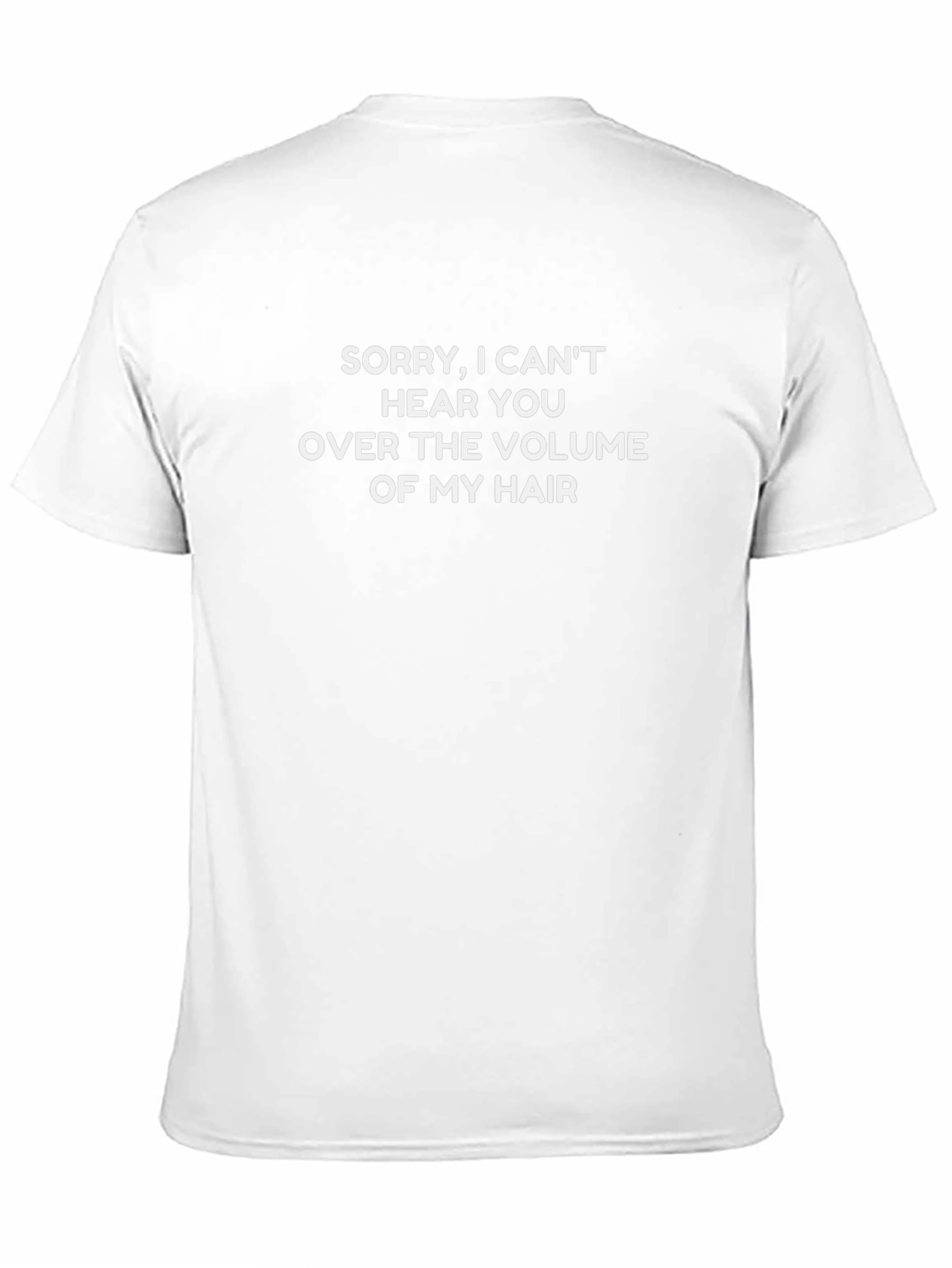 Funny Hair Volume Graphic T-Shirt