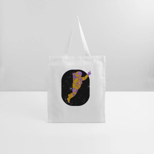 Amusing Astronaut in Deep Space Vector Graphic