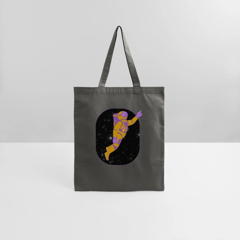 Amusing Astronaut in Deep Space Vector Graphic