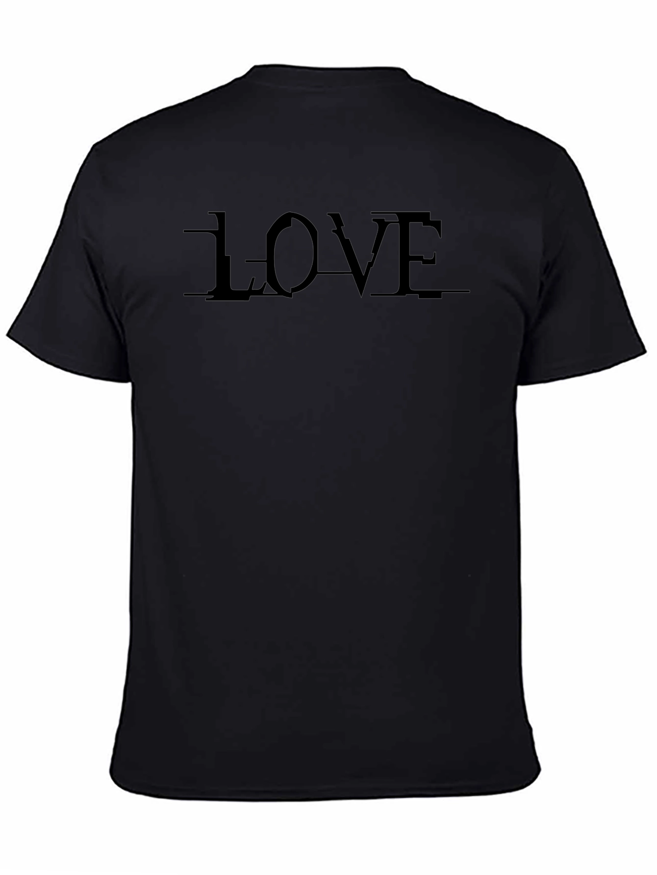 Modern LOVE Graphic Black T-Shirt