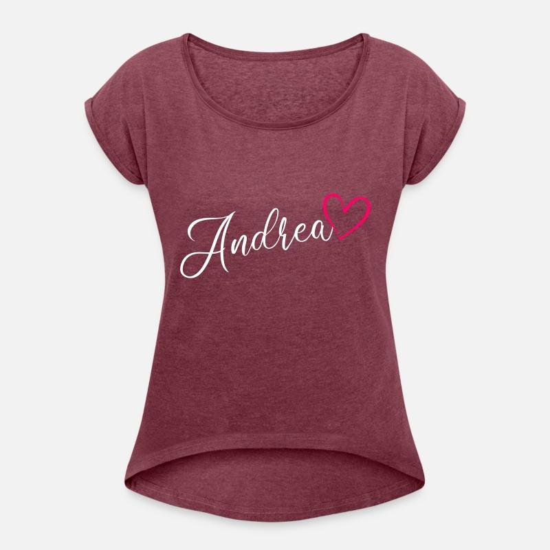 Andrea Name Pink Heart