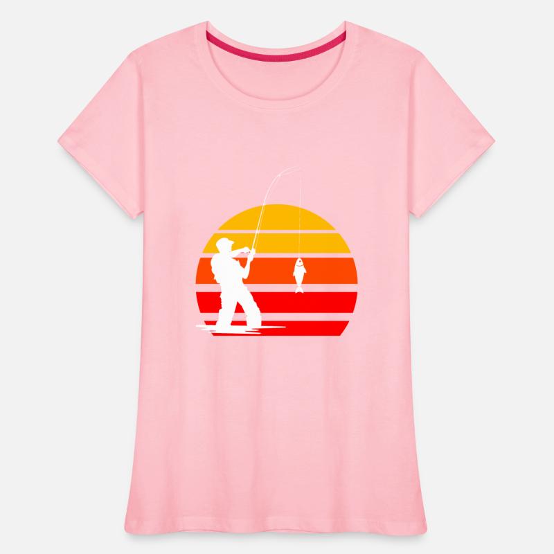 Angler vintage sunset retro