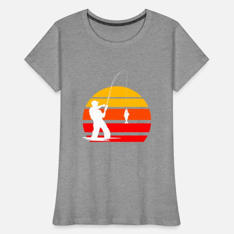 Angler vintage sunset retro