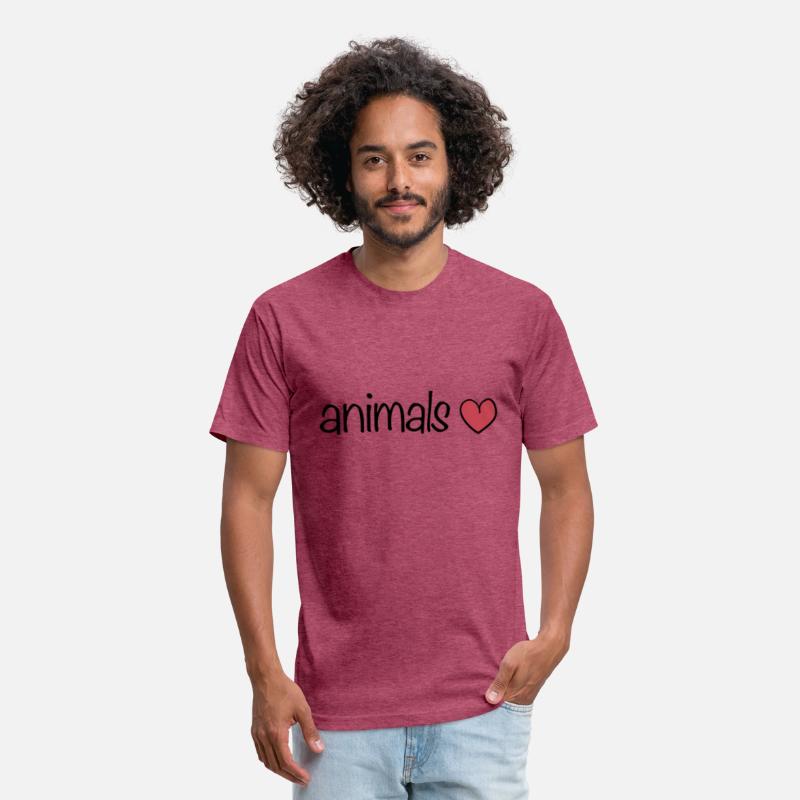 animals heart love for animals text