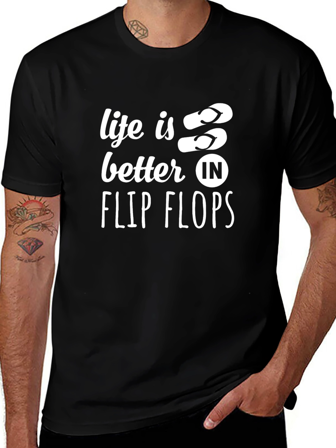 Life is Better in Flip Flops Graphic T-Shirt