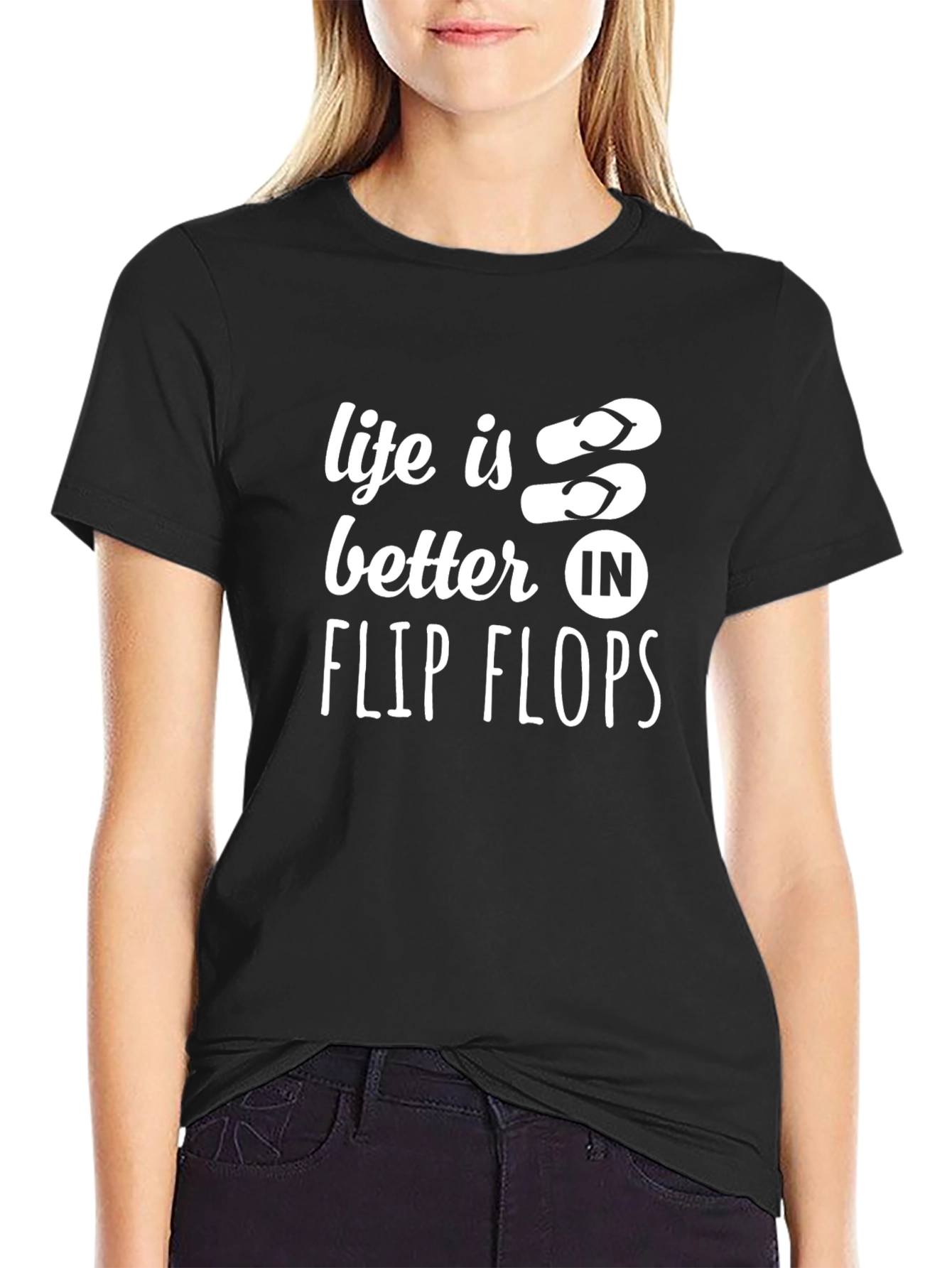 Life is Better in Flip Flops Graphic T-Shirt