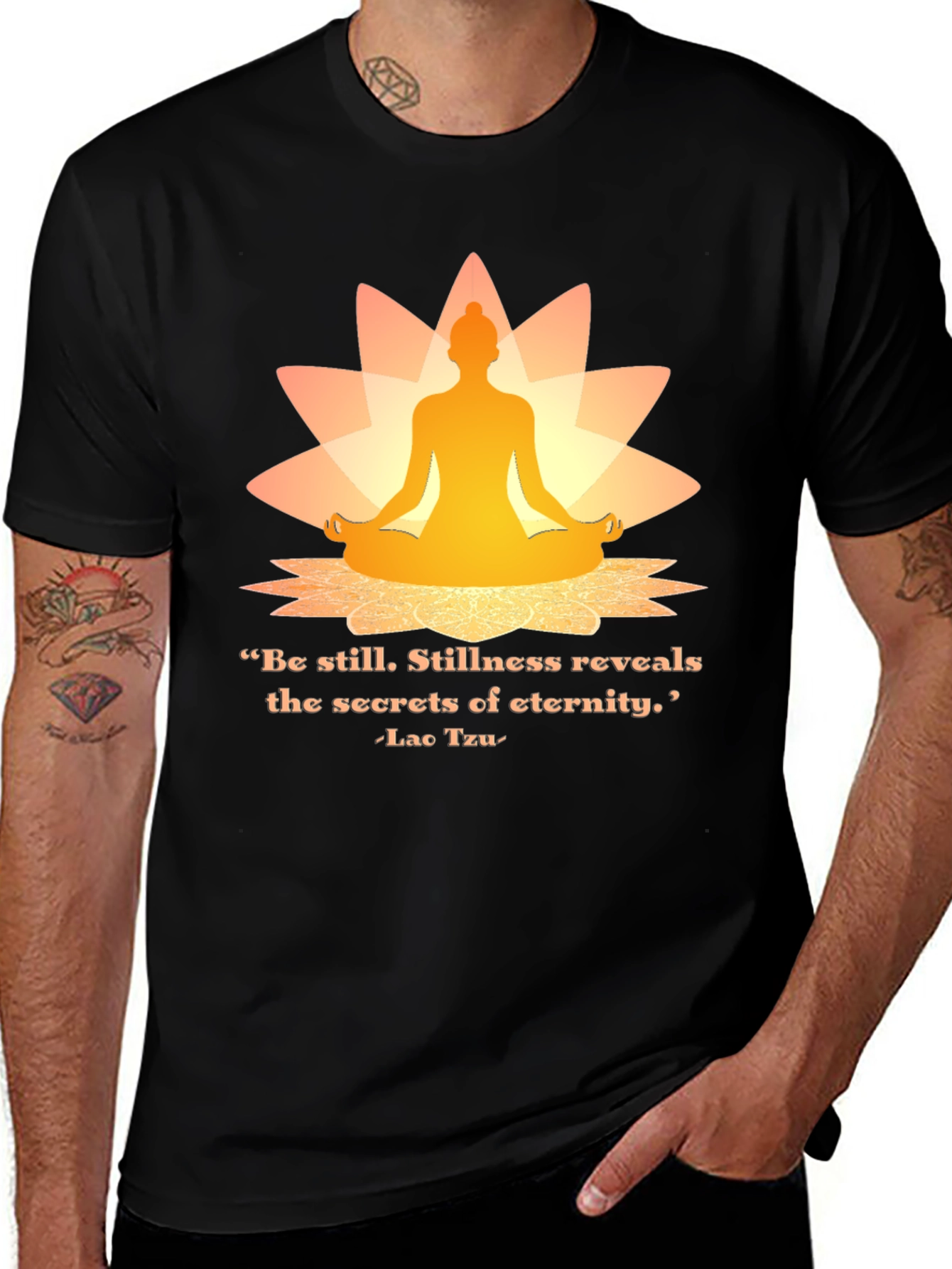 Meditative T-Shirt: Stillness Reveals Eternity