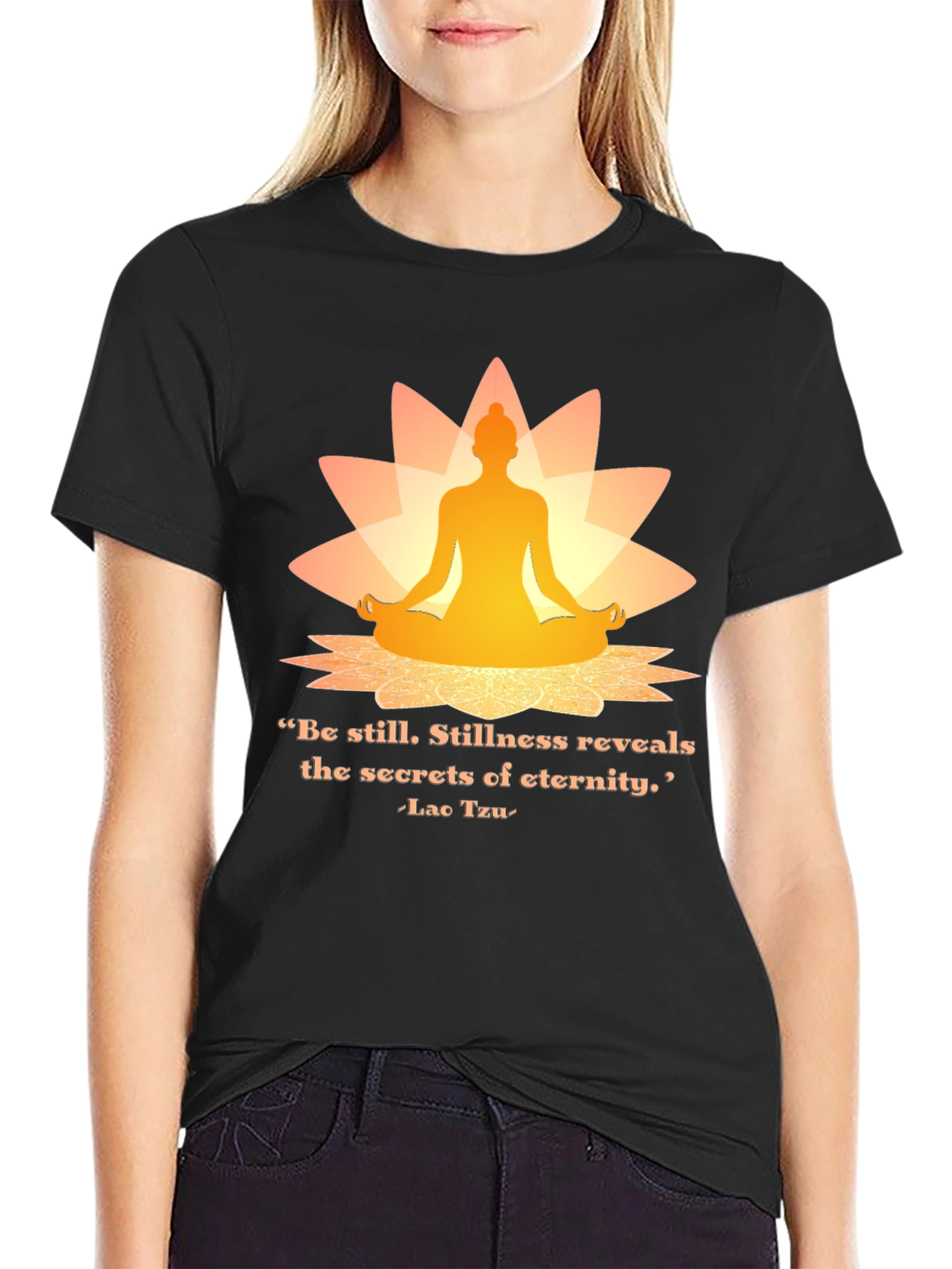 Meditative T-Shirt: Stillness Reveals Eternity