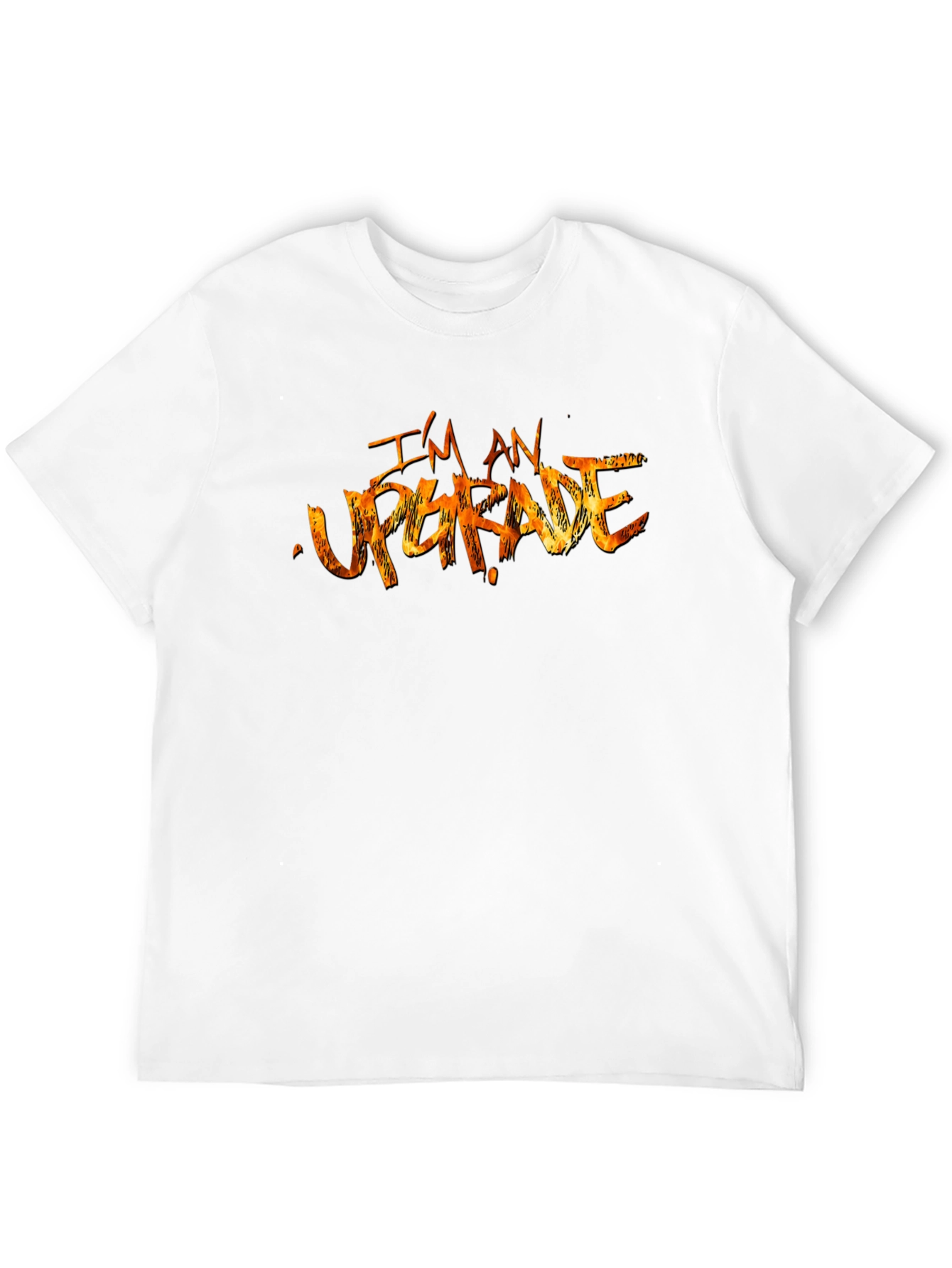 Im an Upgrade Graphic Black T-Shirt