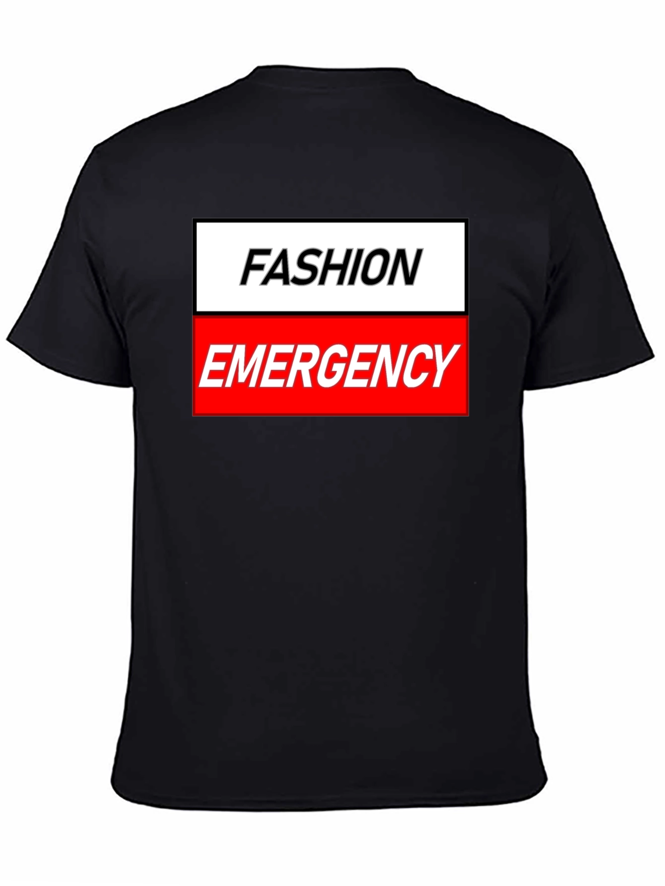 Fashion Emergency Graphic Tee - Trendy Humor Shirt