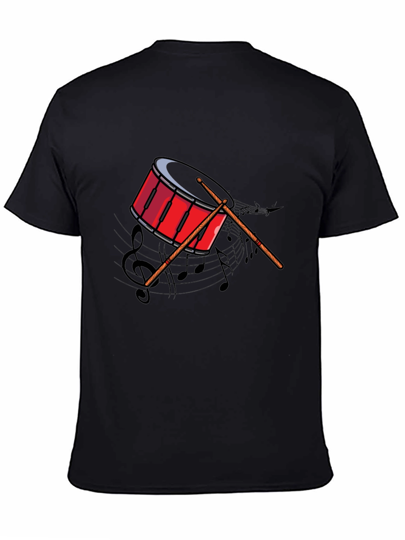 Drum Graphic Tee - Music Lovers T-Shirt