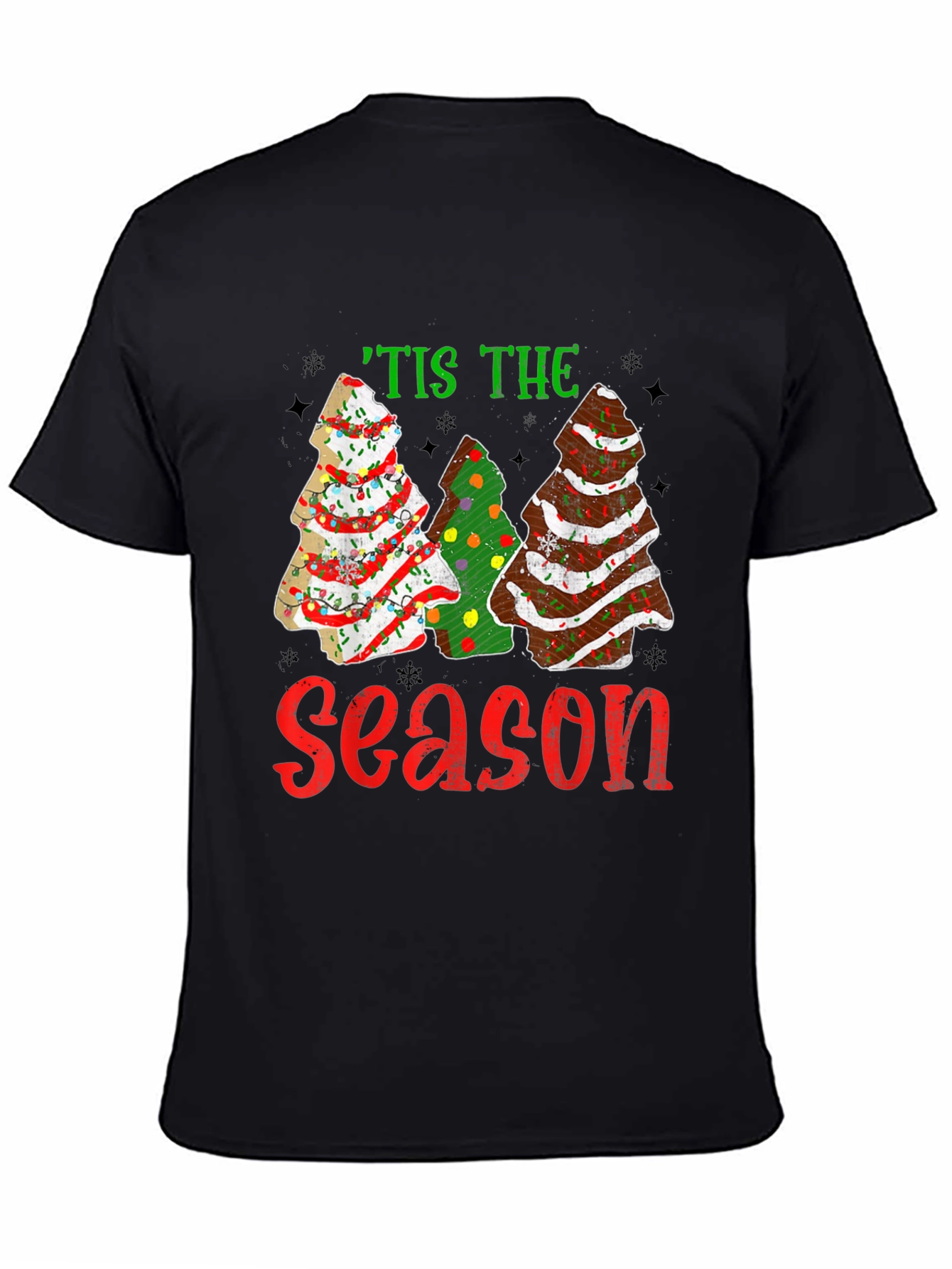 Tis the Season Cookie Tree Christmas T-Shirt