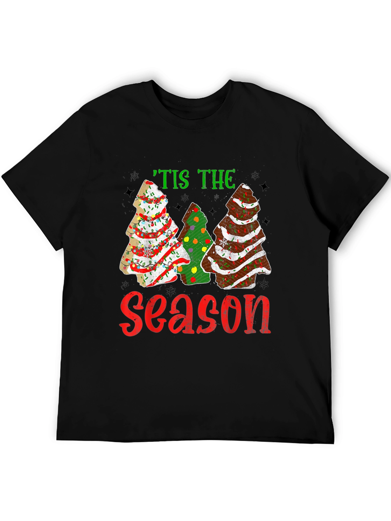 Tis the Season Cookie Tree Christmas T-Shirt