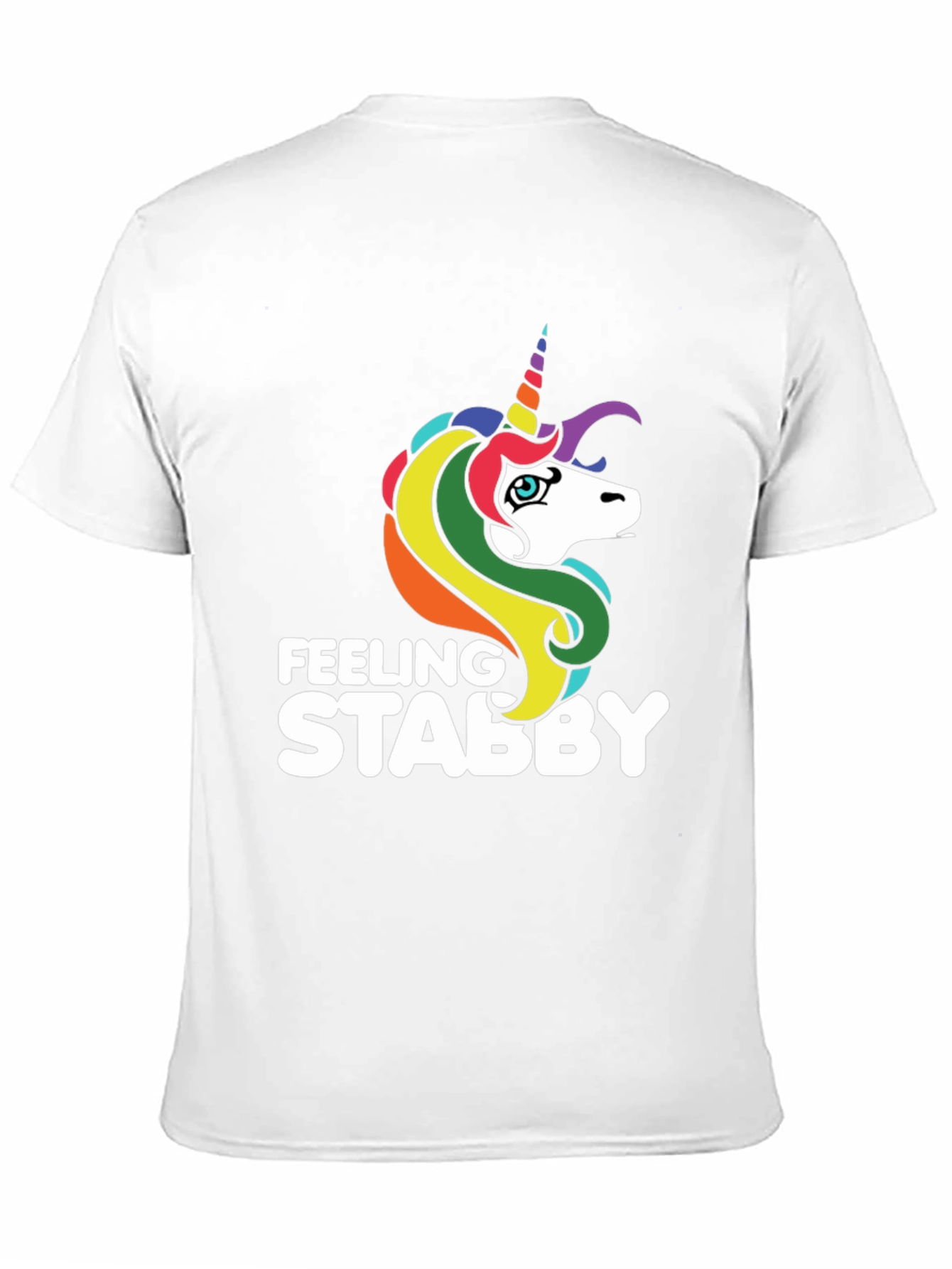 Feeling Stabby Unicorn T-Shirt - Black