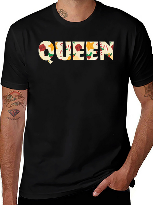 Queen Christmas Pattern T-Shirt