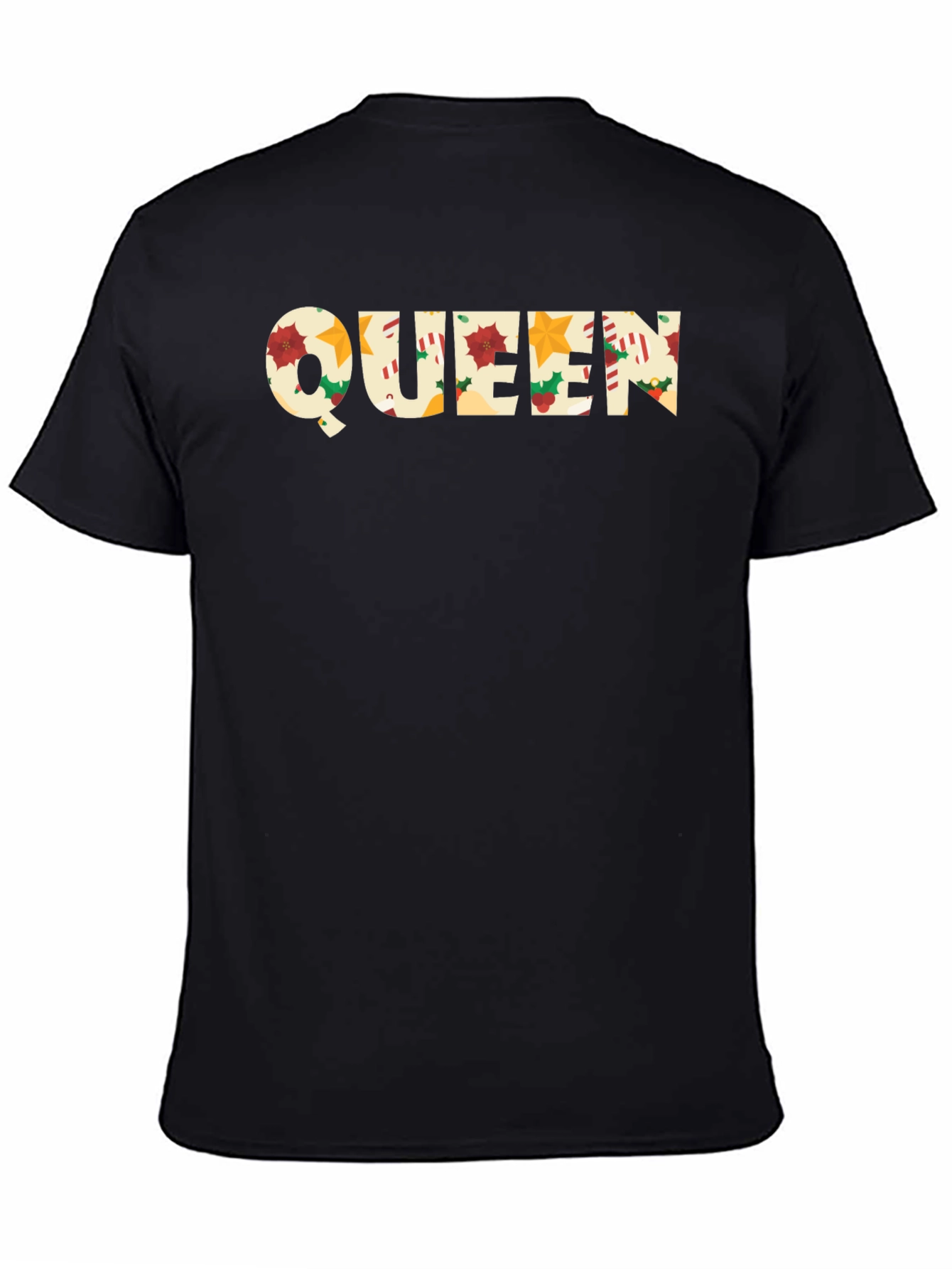 Queen Christmas Pattern T-Shirt