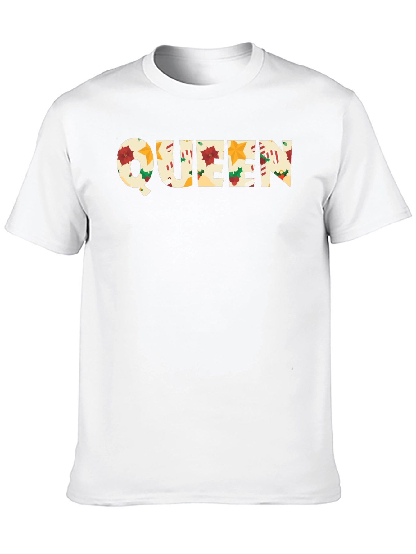 Queen Christmas Pattern T-Shirt