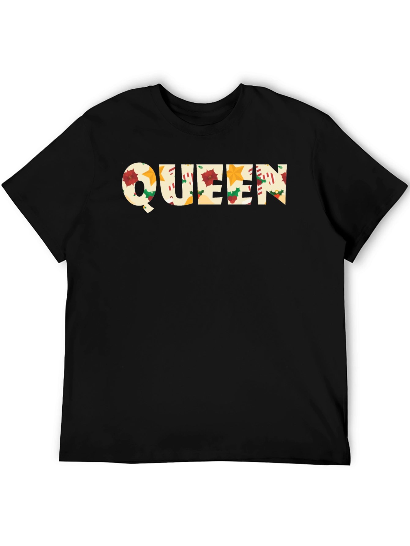 Queen Christmas Pattern T-Shirt