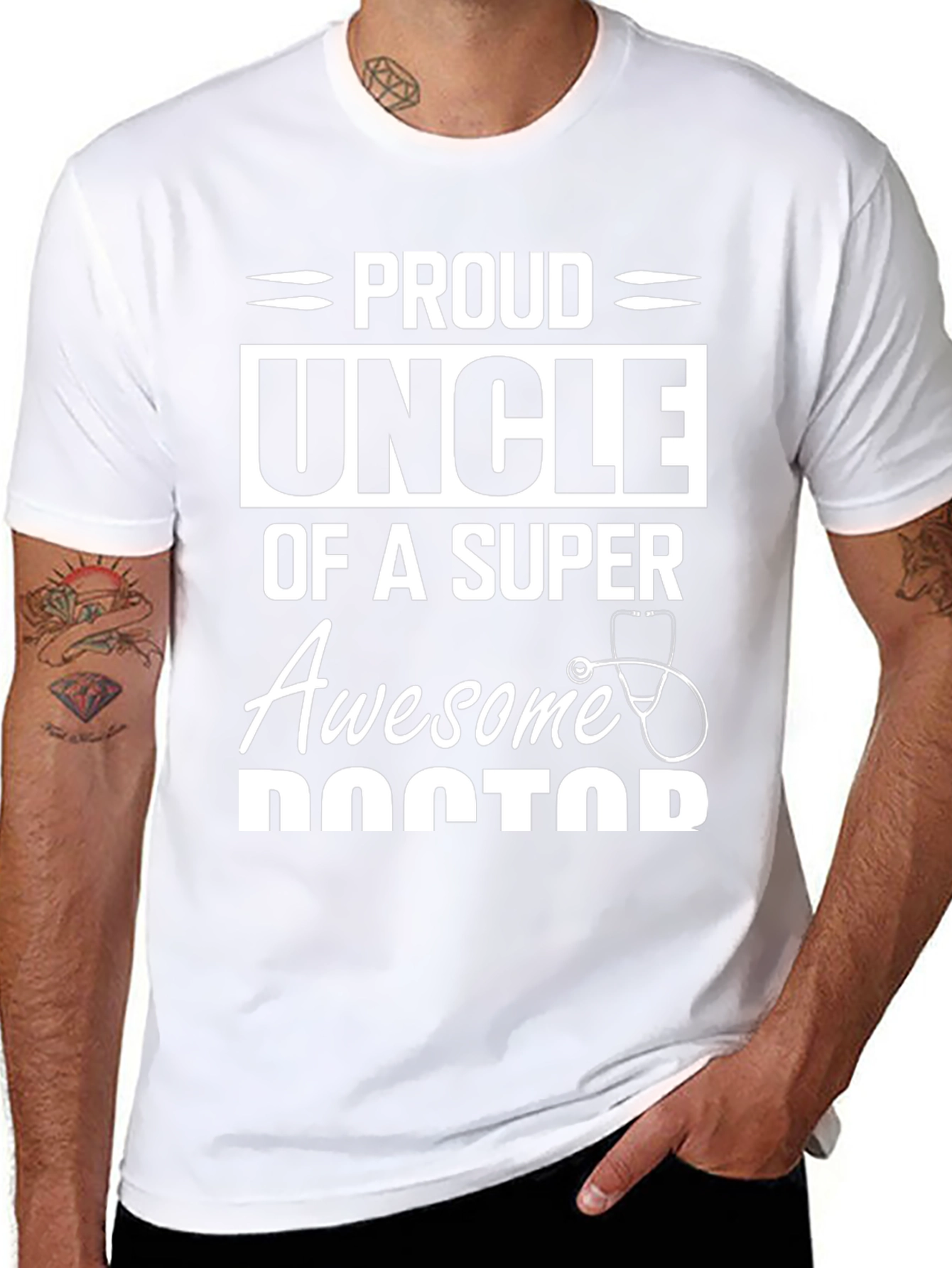 Proud Uncle of a Super Awesome Doctor T-Shirt