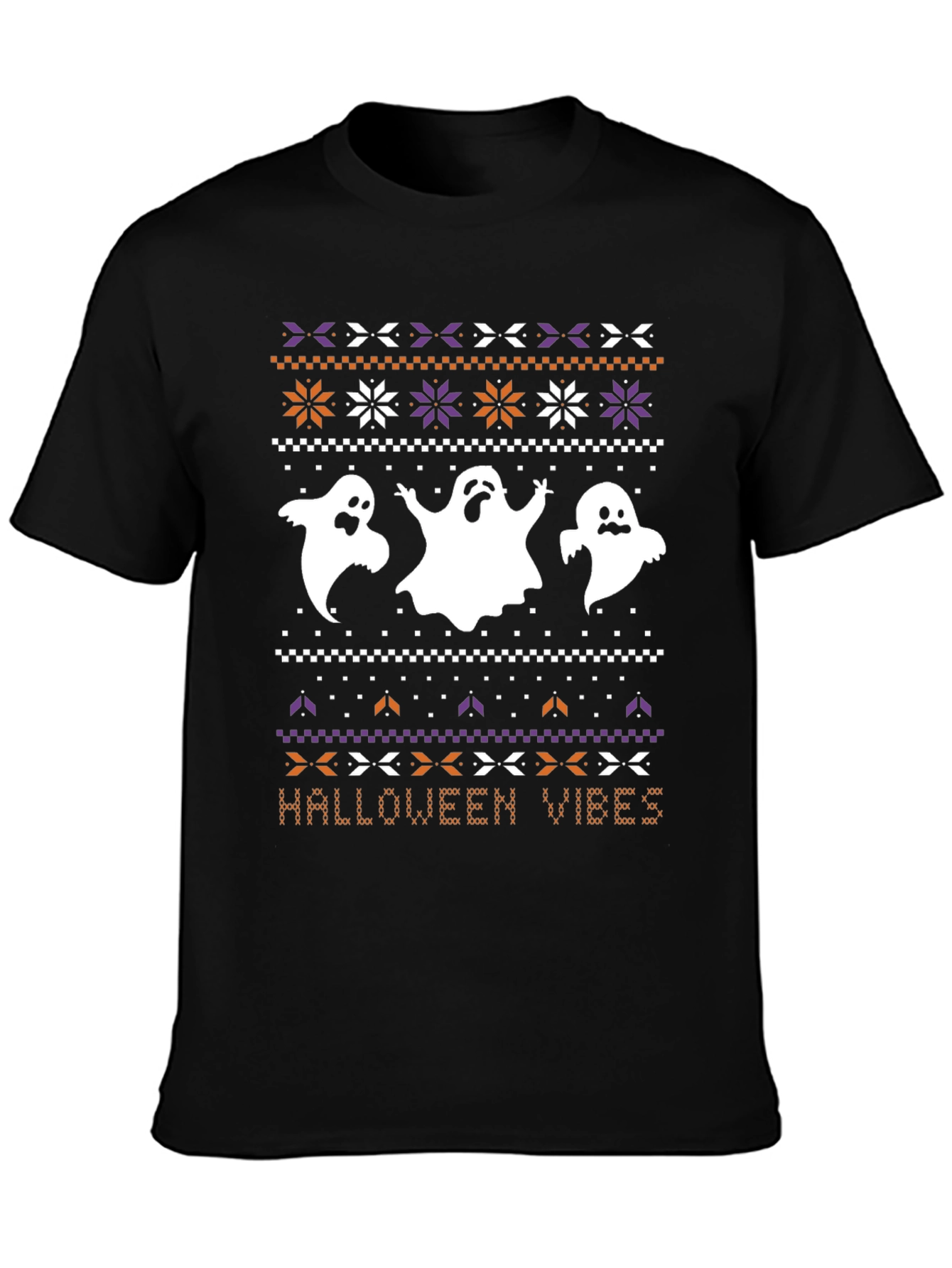 Halloween Vibes Ghost T-Shirt