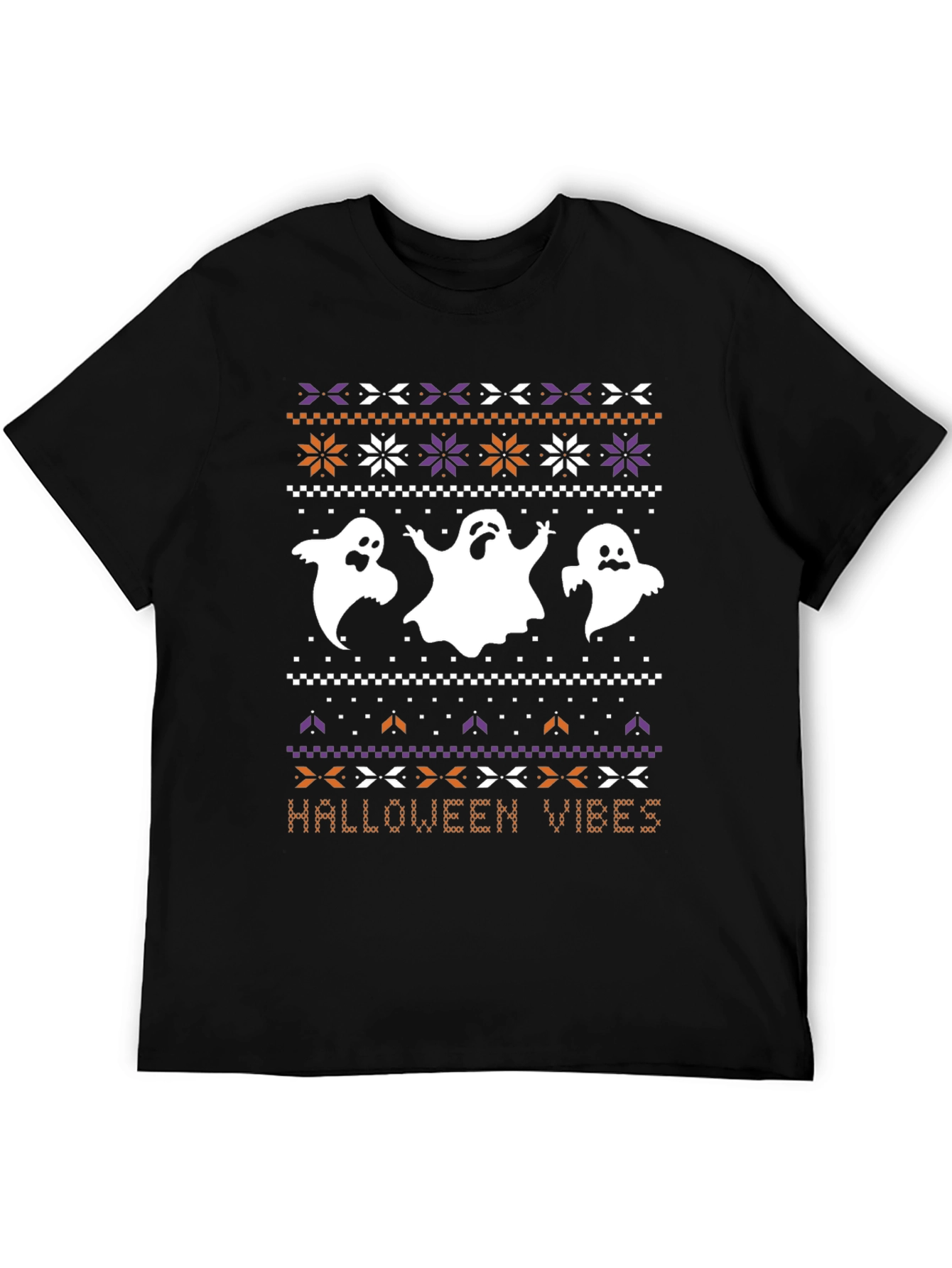 Halloween Vibes Ghost T-Shirt