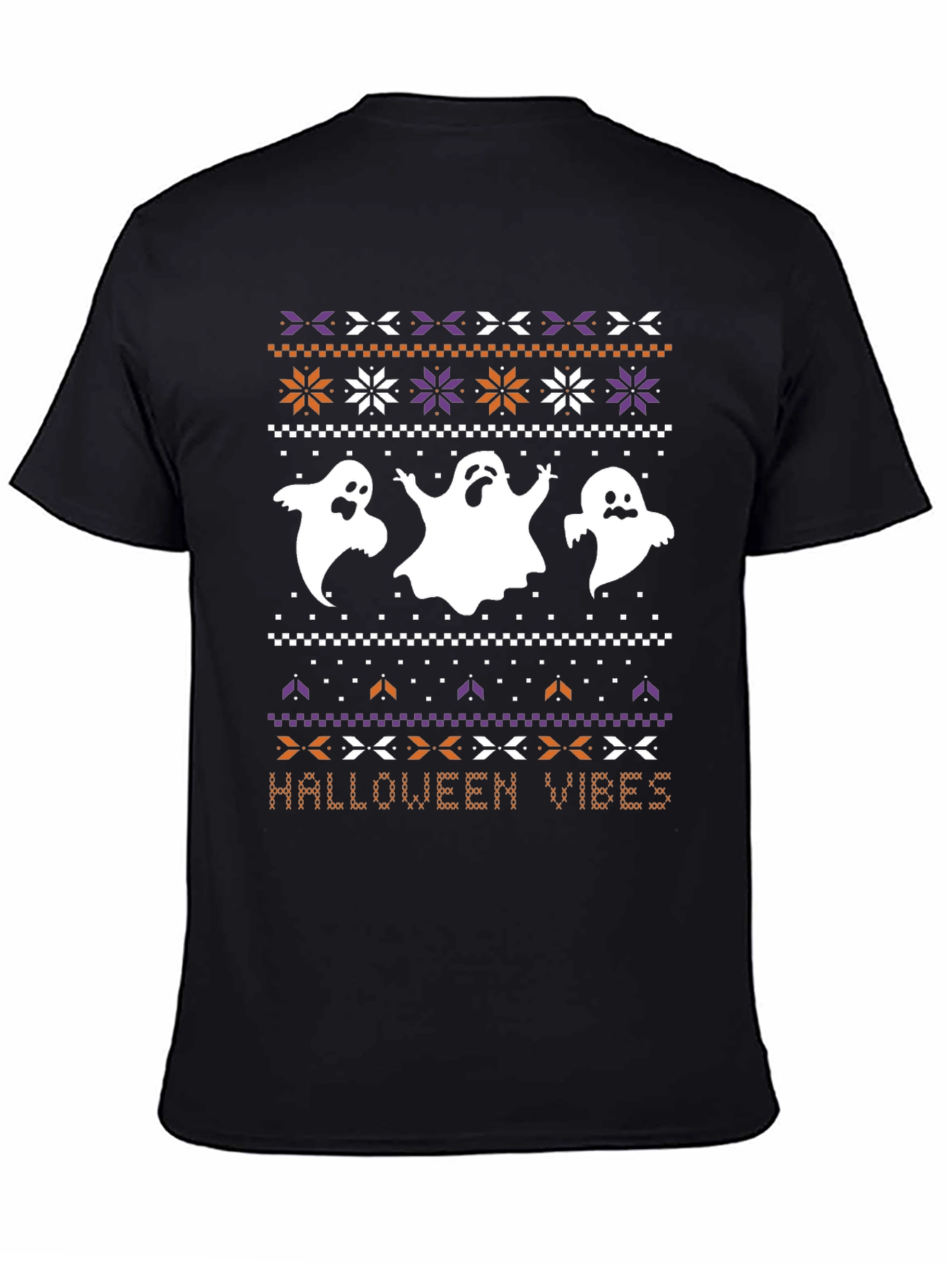 Halloween Vibes Ghost T-Shirt