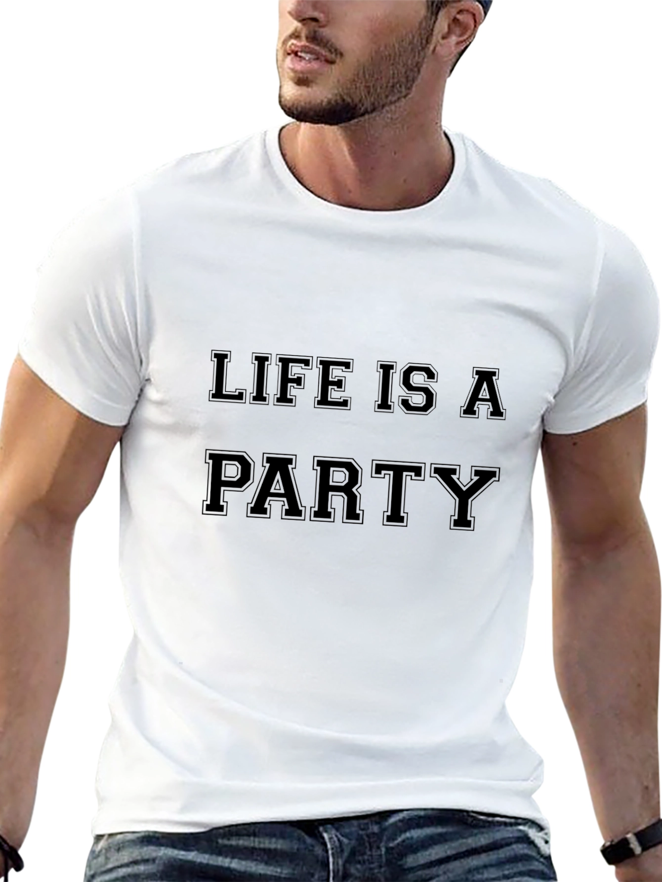 Life is a Party Black T-Shirt