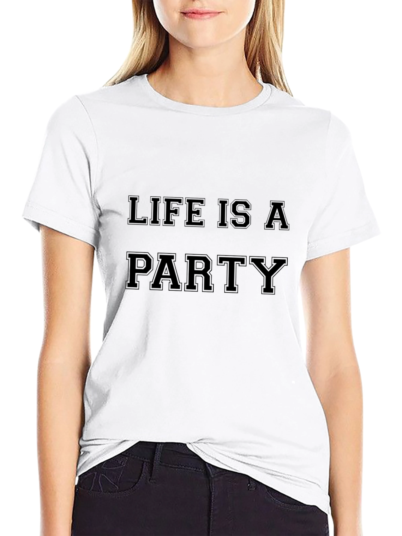 Life is a Party Black T-Shirt