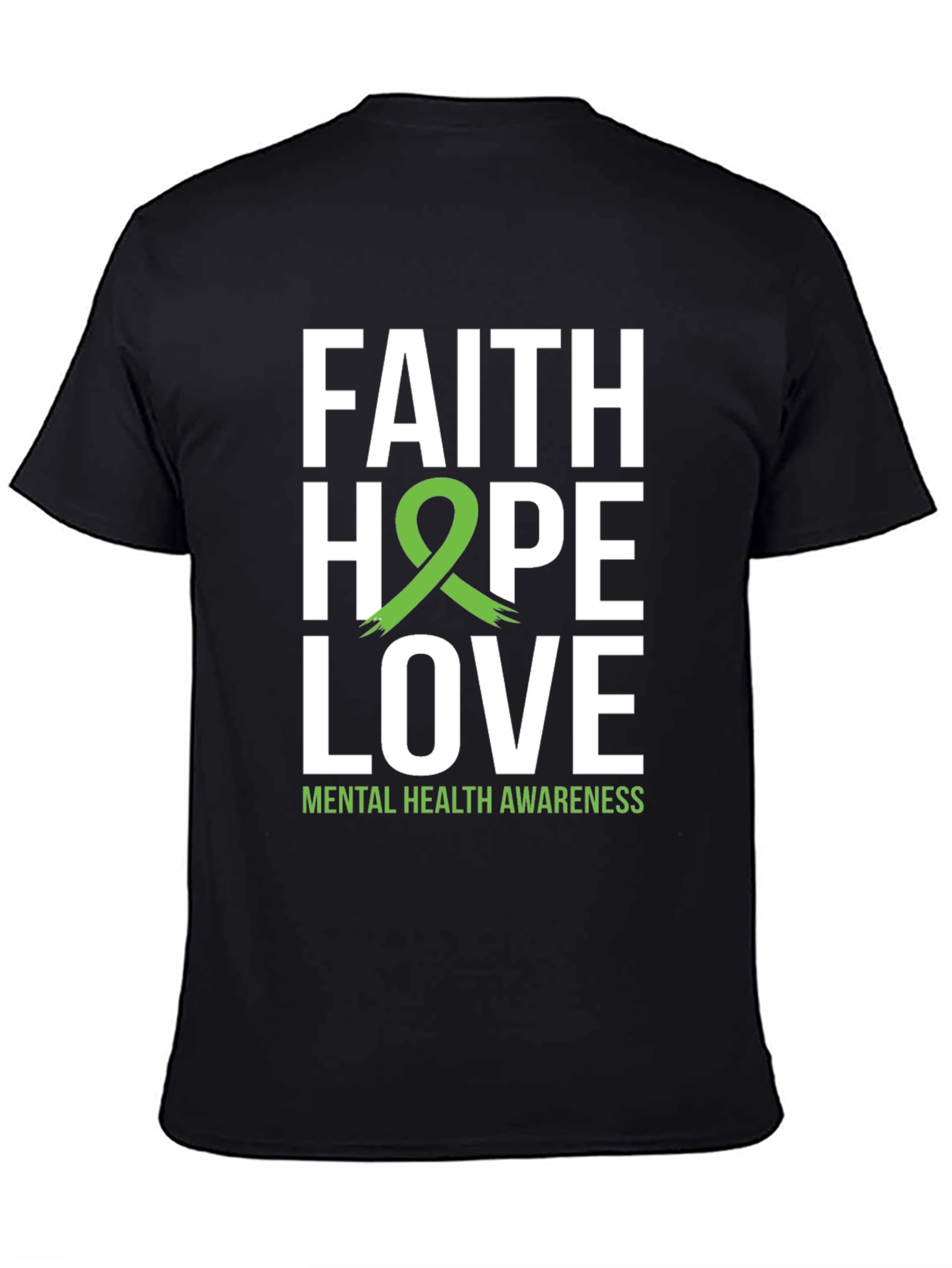 Faith Hope Love Mental Health Awareness T-Shirt