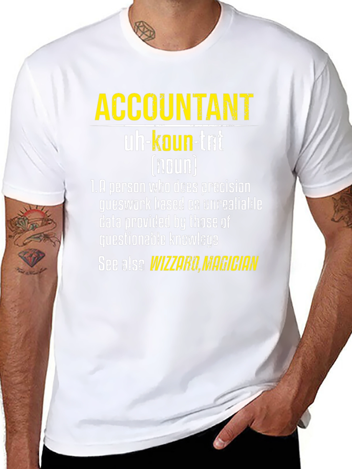 Accountant Definition Graphic Tee - Funny Accountant Gift