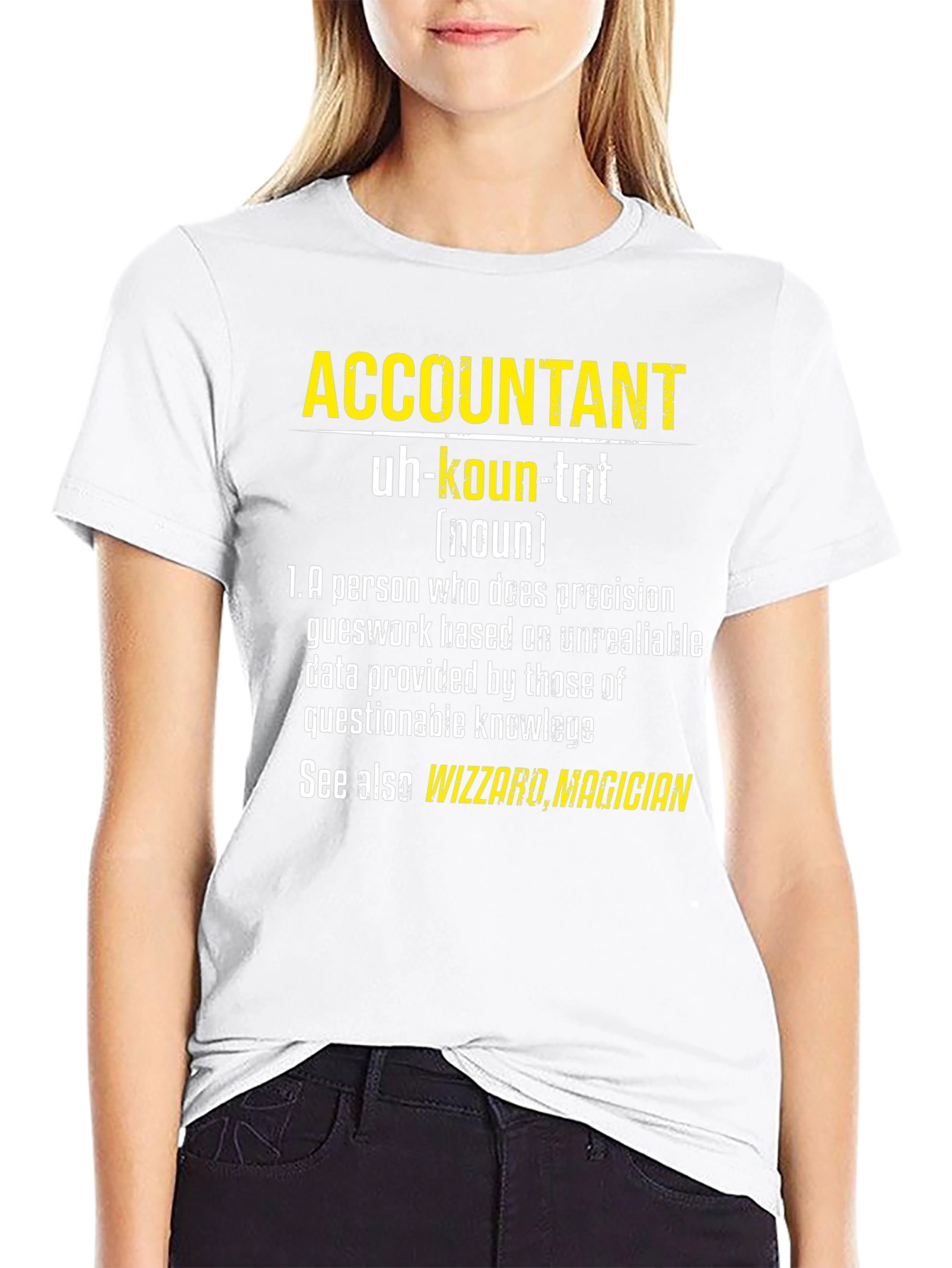 Accountant Definition Graphic Tee - Funny Accountant Gift