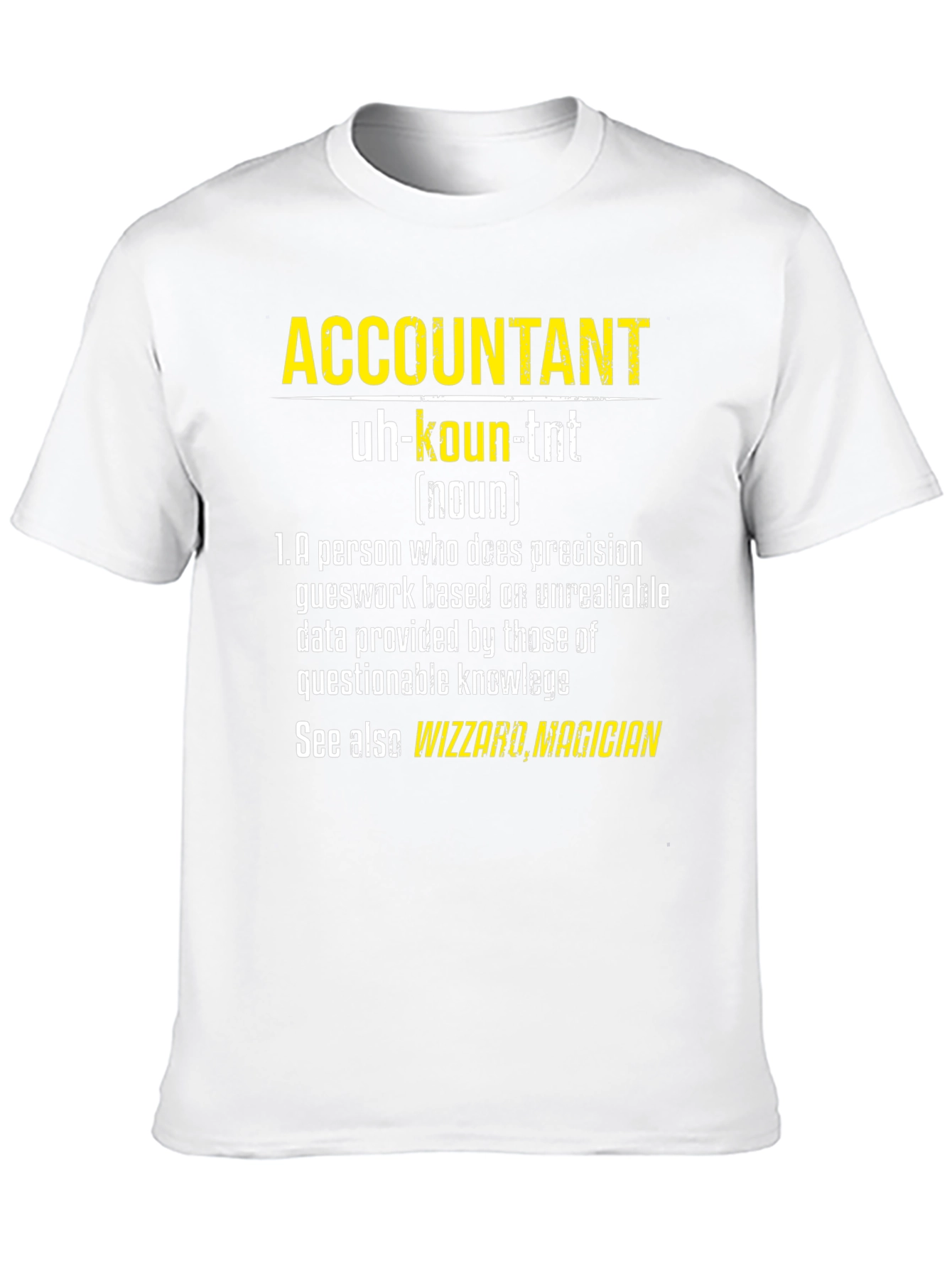 Accountant Definition Graphic Tee - Funny Accountant Gift