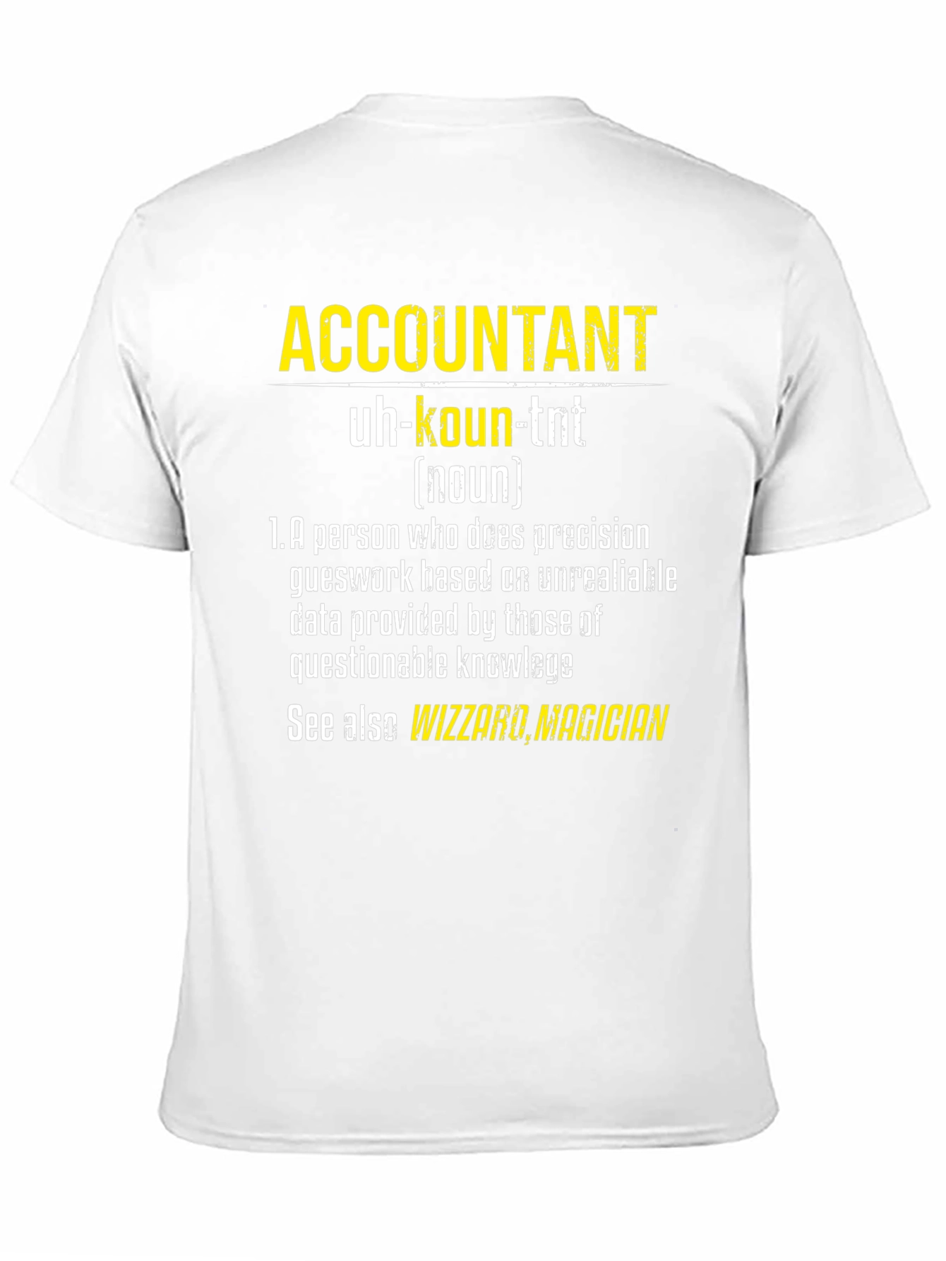 Accountant Definition Graphic Tee - Funny Accountant Gift
