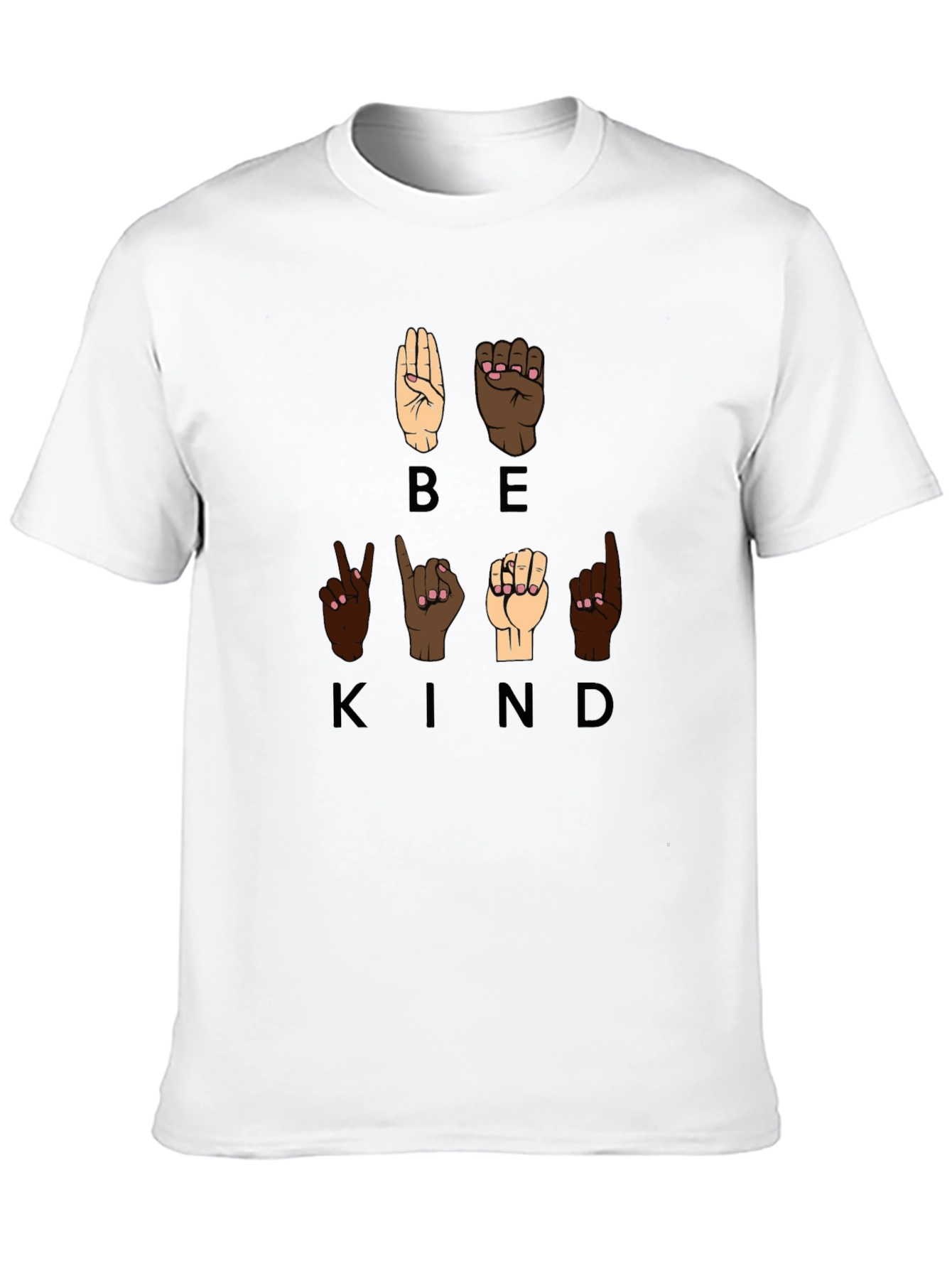 Be Kind Sign Language Graphic T-Shirt