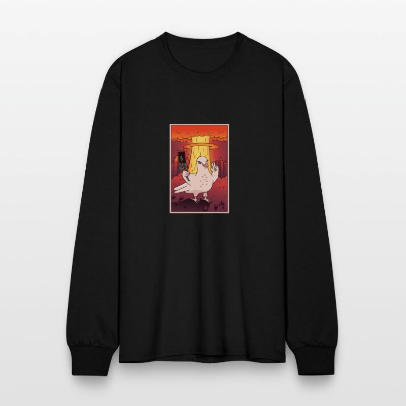 Atomic dove apocalypse prevention peace symbol