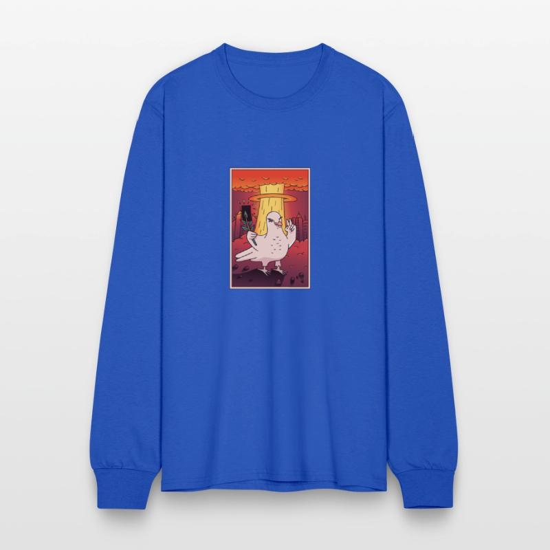 Atomic dove apocalypse prevention peace symbol