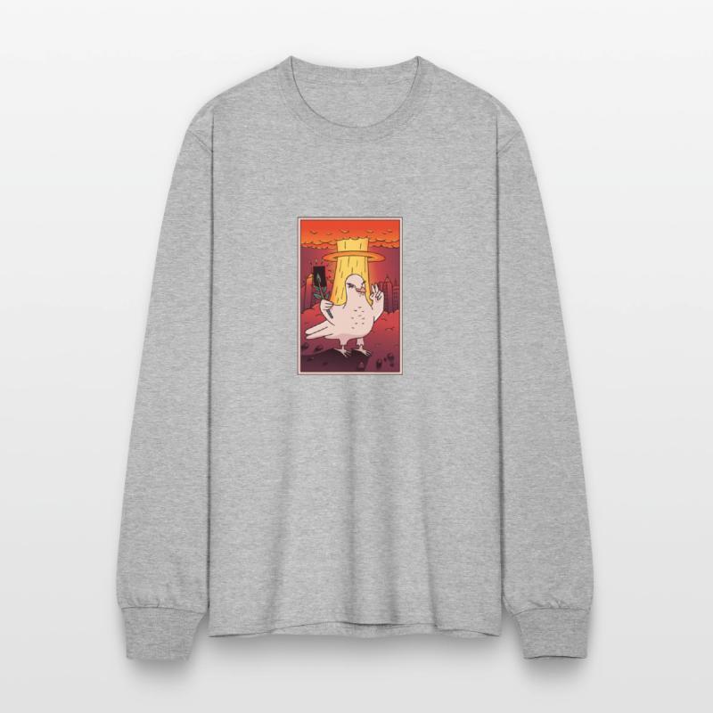 Atomic dove apocalypse prevention peace symbol