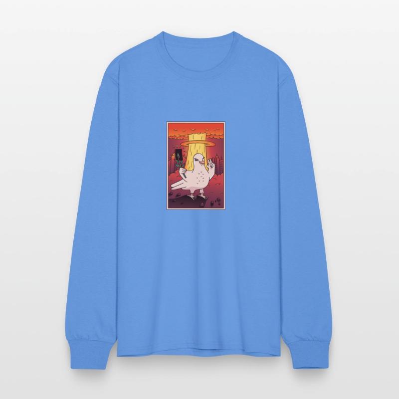 Atomic dove apocalypse prevention peace symbol