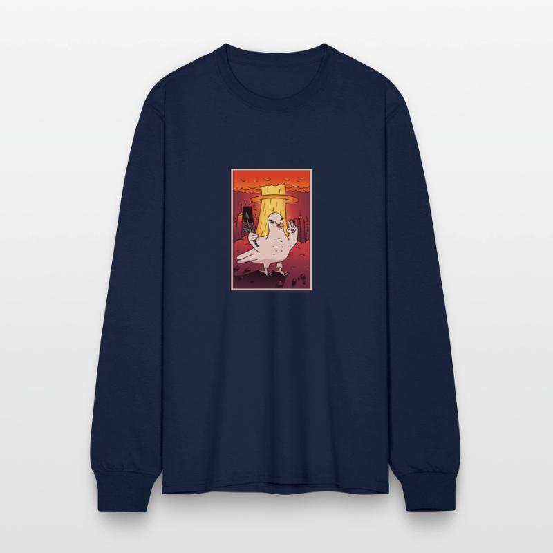 Atomic dove apocalypse prevention peace symbol