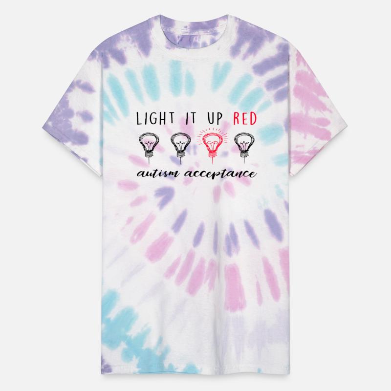 Autism Red Instead Acceptance Light it Up Red