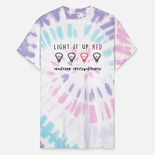 Autism Red Instead Acceptance Light it Up Red