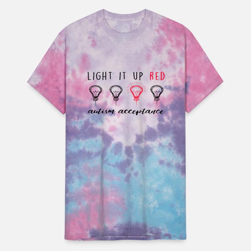 Autism Red Instead Acceptance Light it Up Red