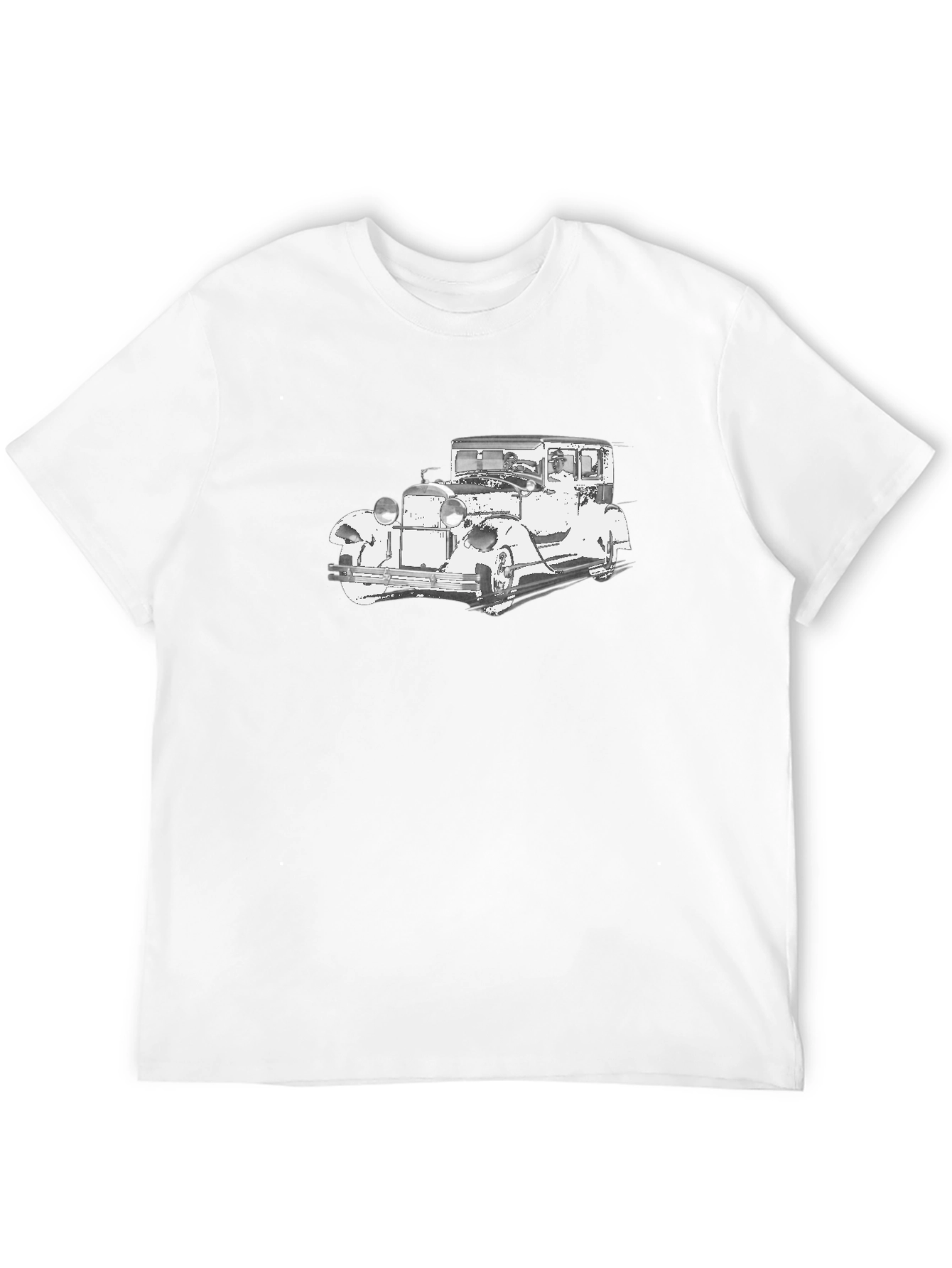 Classic Car Graphic Black T-Shirt