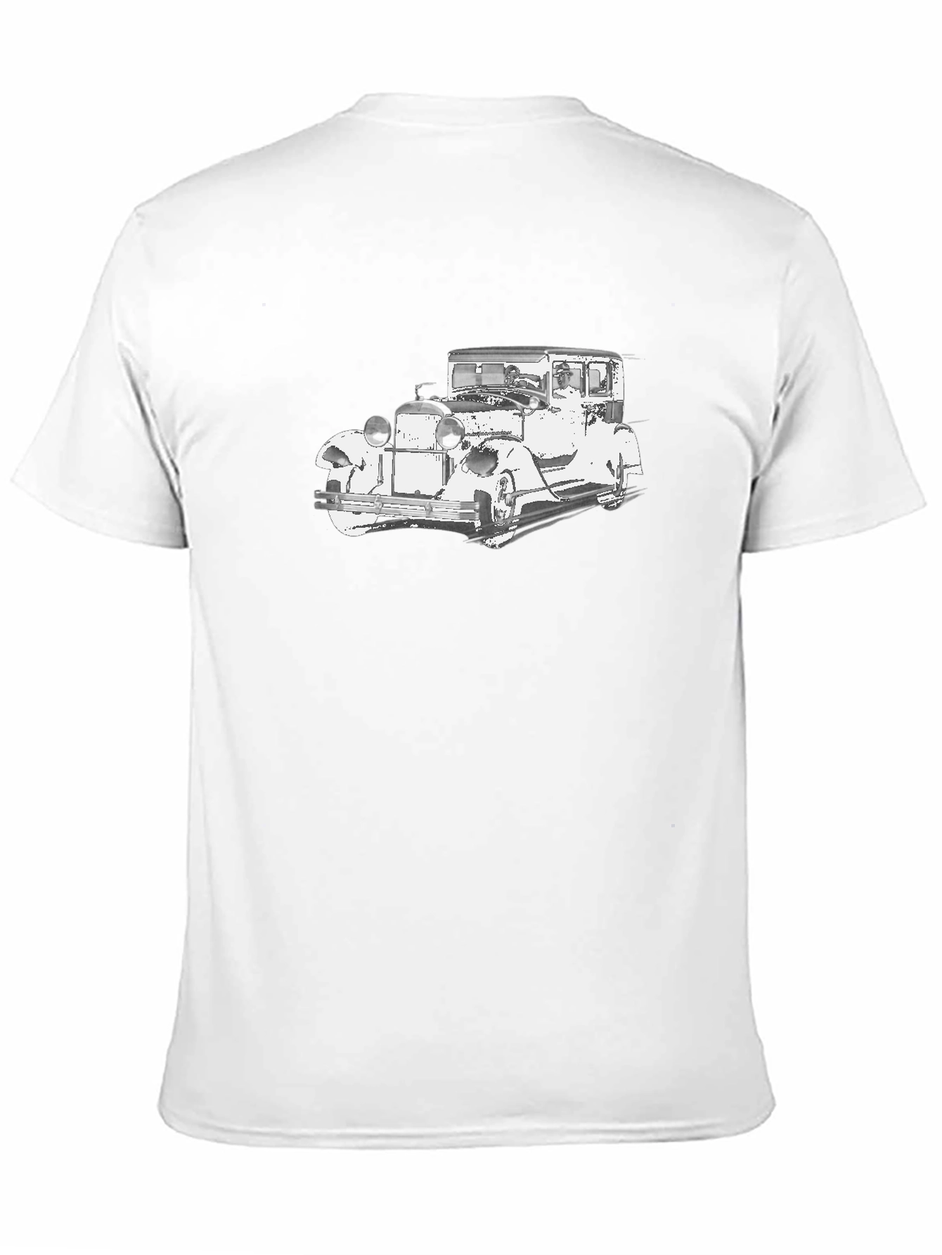 Classic Car Graphic Black T-Shirt