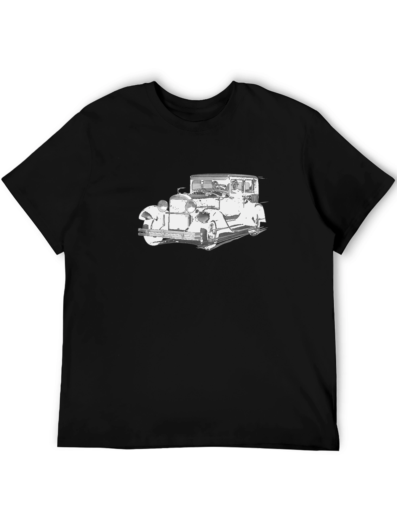 Classic Car Graphic Black T-Shirt