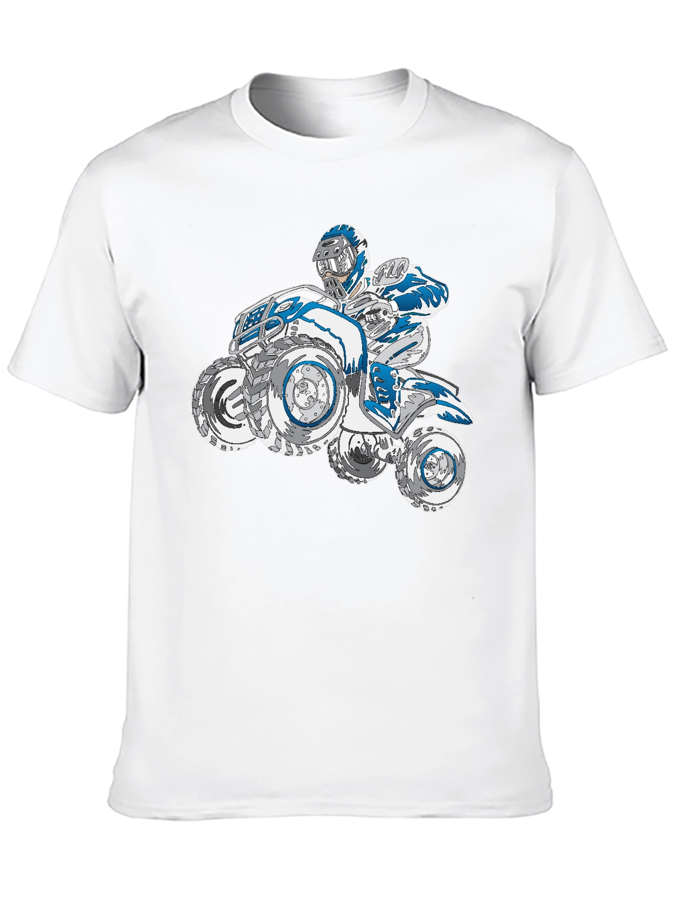 ATV Rider Graphic T-Shirt - Black