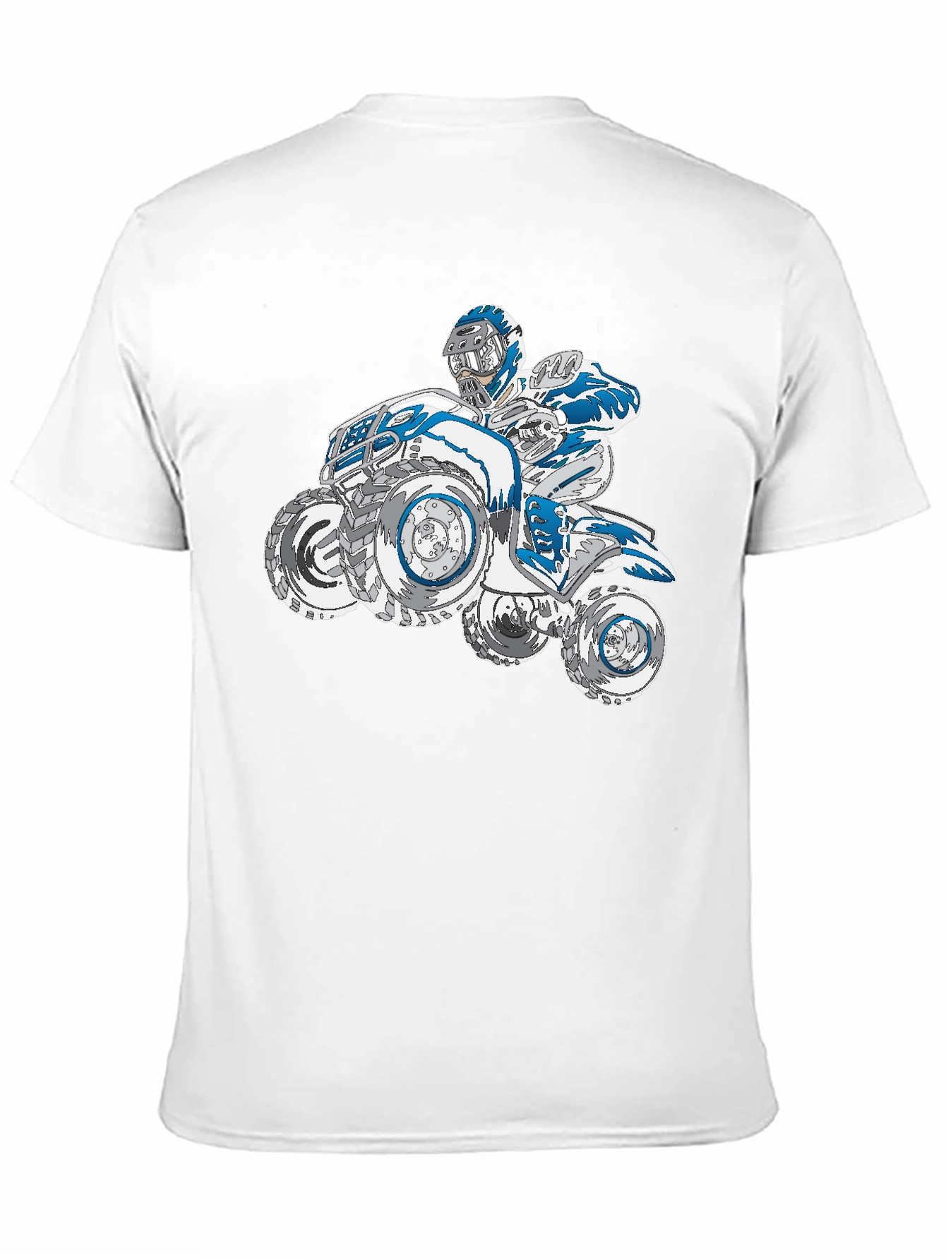 ATV Rider Graphic T-Shirt - Black